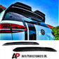 VW Golf R GTD GTI MK7 MK7.5 Car Rear Spoiler 2013-2020 Unpainted