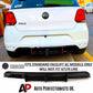 VW Polo MK5 6C Rear Valance Diffuser 2014-2017 Carbon Fibre