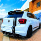 VW Polo MK6 Car Rear Roof Spoiler AW GTI R 2018-2024 Carbon Fibre