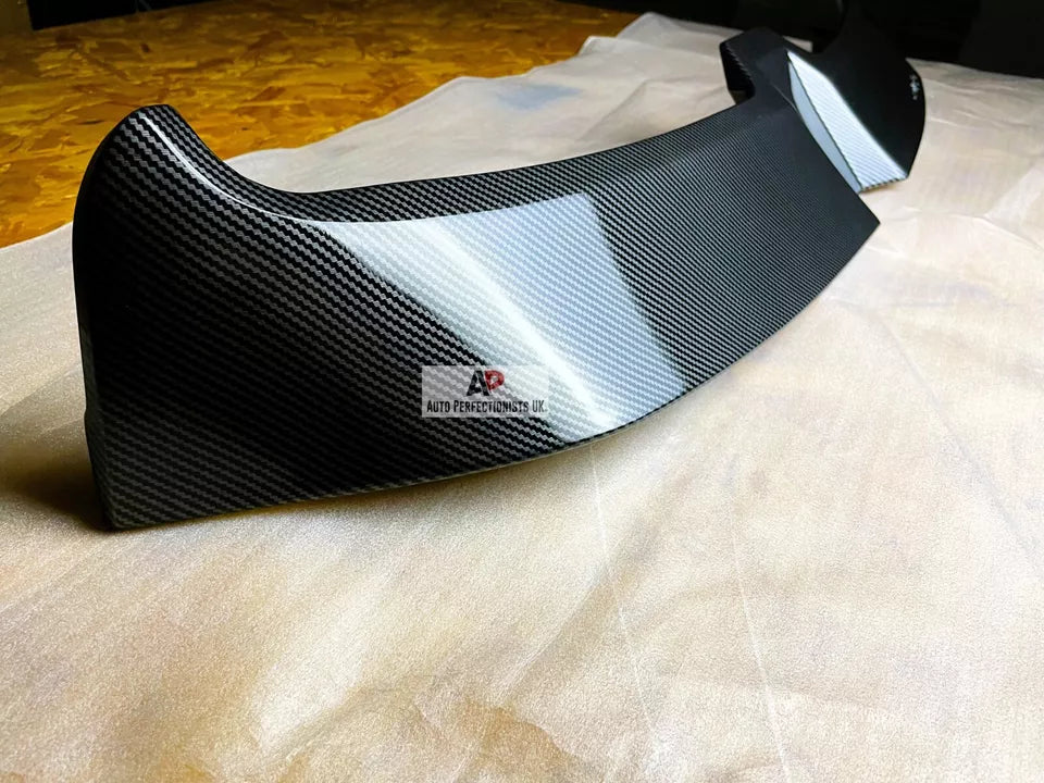 VW Polo MK6 Car Rear Roof Spoiler AW GTI R 2018-2024 Carbon Fibre