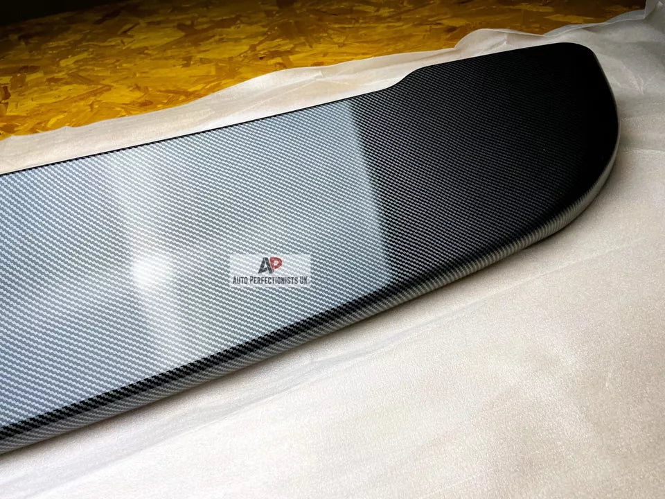 VW Transporter T6 Car Rear Roof Spoiler 2015-24 Tailgate Carbon Fibre
