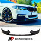 BMW 5 Series G30 G31 PRE-LCI Front Splitter 2017-2024 Gloss Black