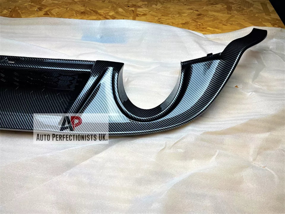 VW Golf GTI MK7.5 Rear Valance Diffuser 2016-2020 Carbon Fibre