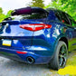 Alfa Romeo Stelvio Car Rear Roof Spoiler 2017-2024 Gloss Black