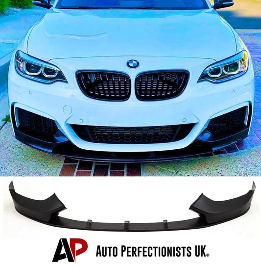BMW 2 Series F22 F23 Front Splitter 2013-2021 Gloss Black