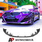 BMW 2 Series G42 G43 Front Splitter 2022-2024 Gloss Black