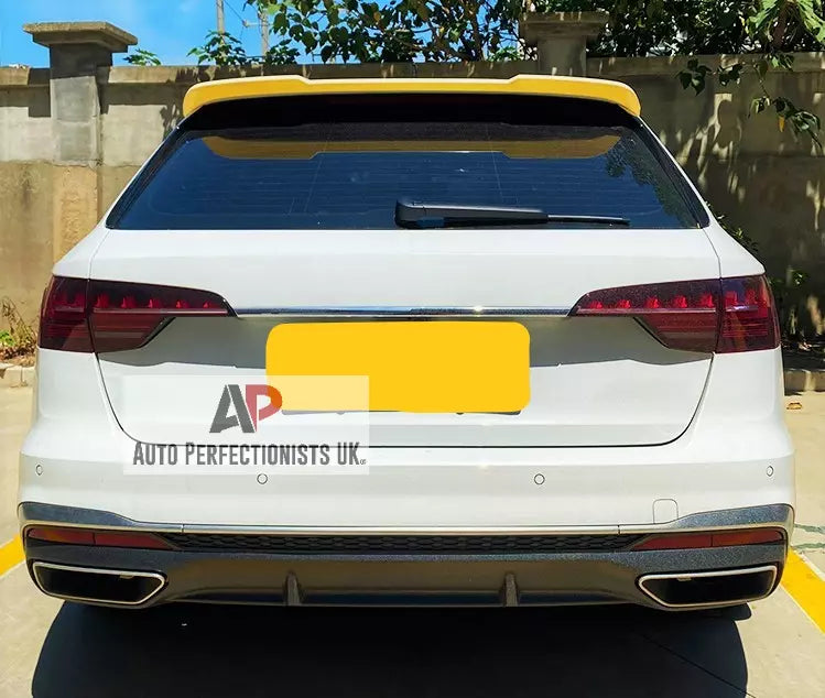 Audi A4 B9 Avant Estate 8W Car Rear Roof Spoiler 2016-24 Gloss Black