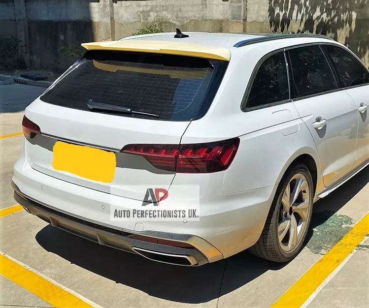 Audi A4 B9 Avant Estate 8W Car Rear Roof Spoiler 2016-24 Gloss Black