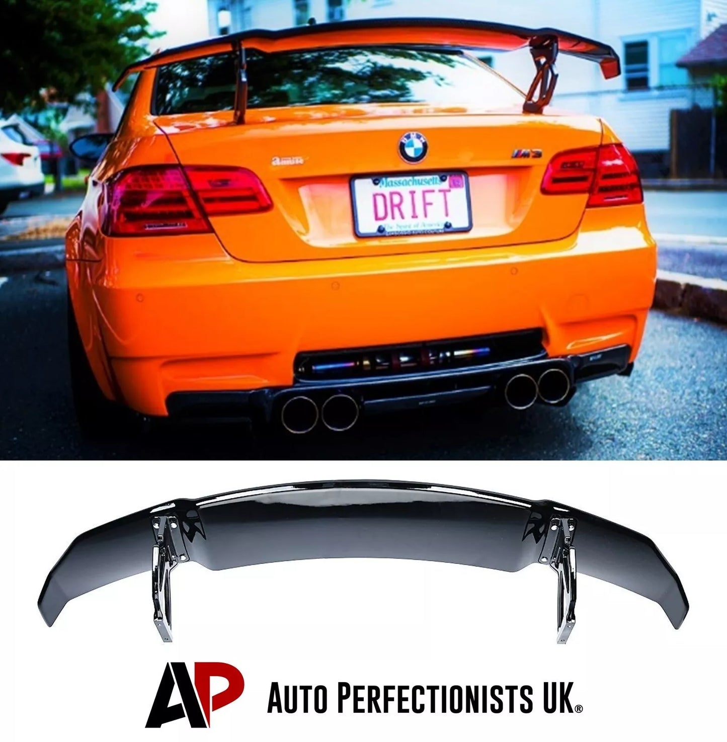 BMW M3 E92 3 Series Car Rear Spoiler 2004-2012 Gloss Black