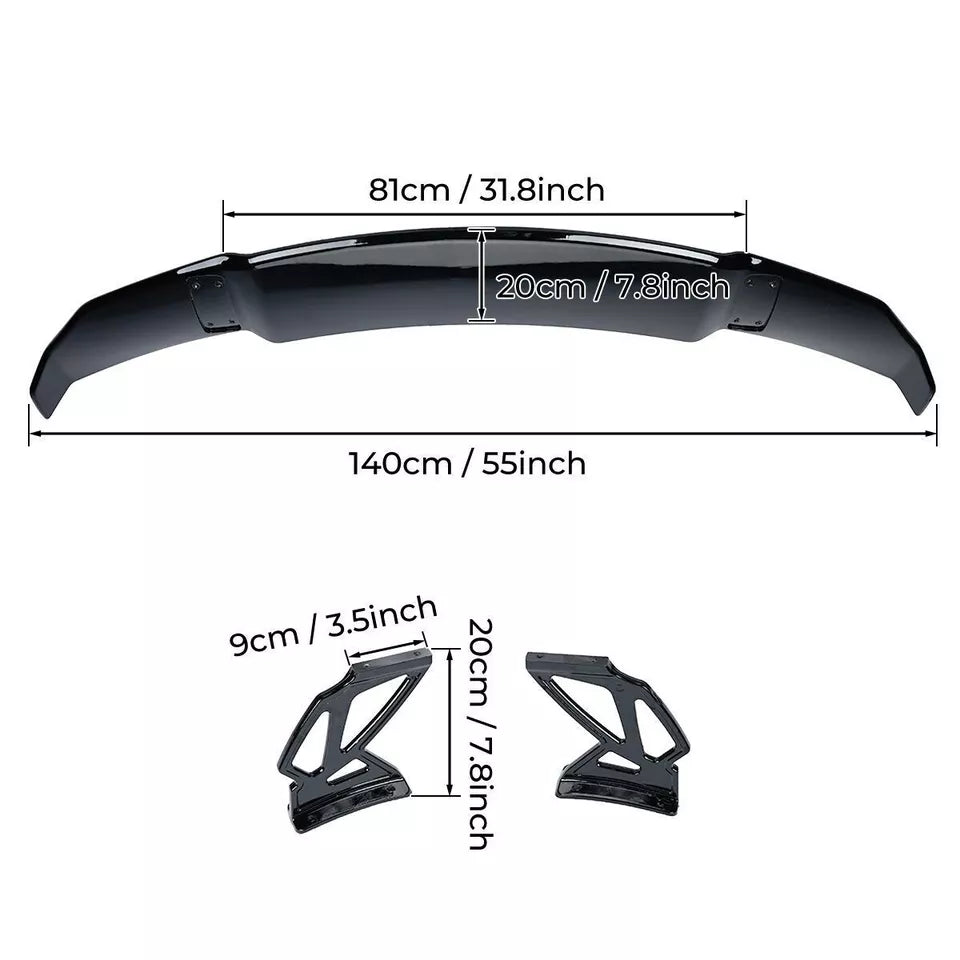 BMW M3 E92 3 Series Car Rear Spoiler 2004-2012 Gloss Black