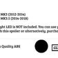 Ford Focus RS MK3 MK3.5 Car Rear Roof Spoiler 2014-2018 Gloss Black