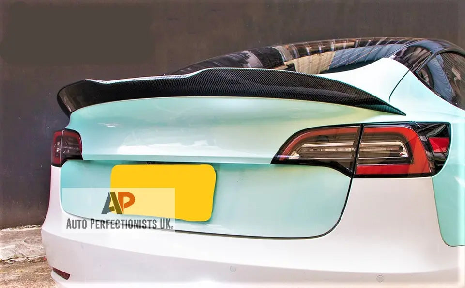 Tesla Model 3 Car Rear Spoiler 2017-2024 Gloss Black
