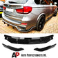 BMW X5 F15 Rear Diffuser Lip Valance Bumper 2013-2018 Abs Gloss Black