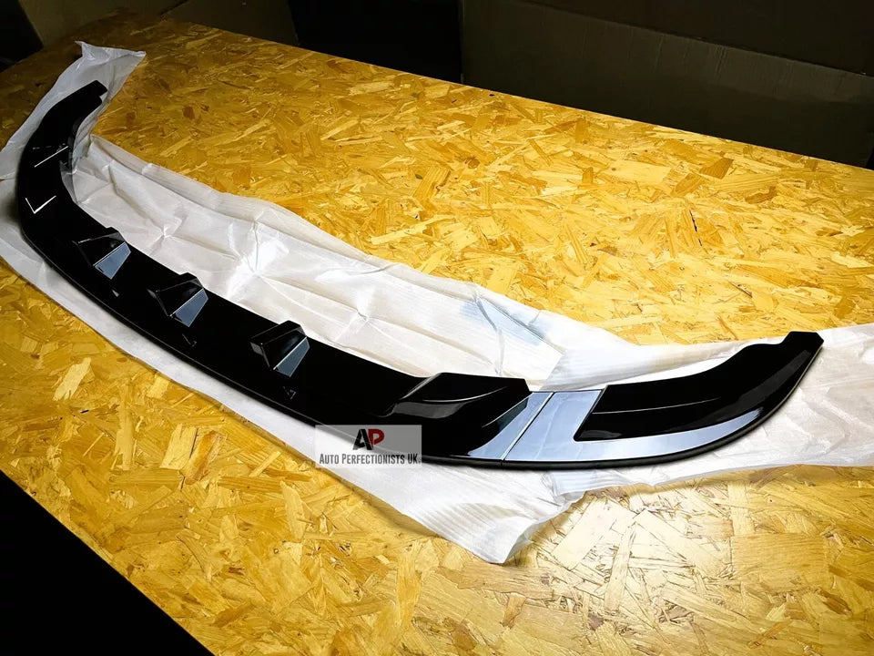 VW Transporter T6 T6.1 Front Splitter 2015-2024 Gloss Black