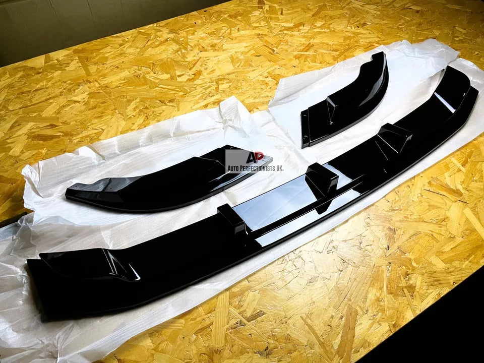 VW Transporter T6 T6.1 Front Splitter 2015-2024 Gloss Black