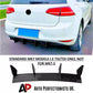 VW Golf MK7 TSI TDI Rear Shark Fin Diffuser 2013-2016 Gloss Black