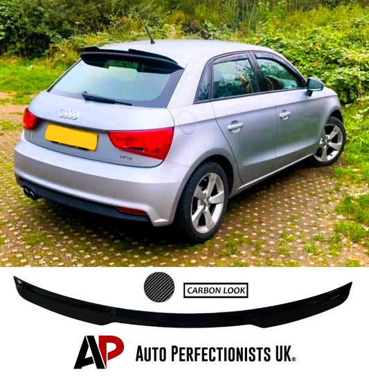 Audi A1 Car Rear Roof Spoiler 8X 5 Door 2010-2018 Carbon Fibre
