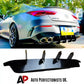 Mercedes CLA35 Rear Shark Fin Diffuser Lip 2019-2024 Gloss Black