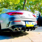 Mercedes CLA35 Rear Shark Fin Diffuser Lip 2019-2024 Gloss Black