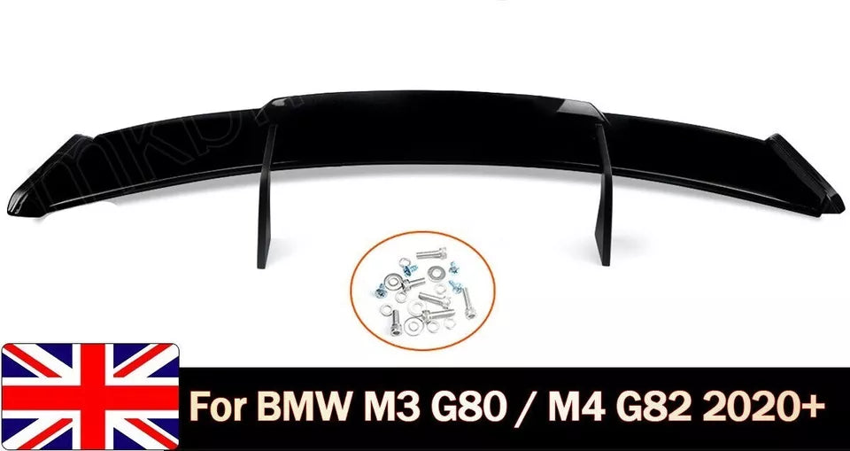 BMW M3 G80 M4 G82 MP Car Rear Spoiler 2020-2024 Gloss Black