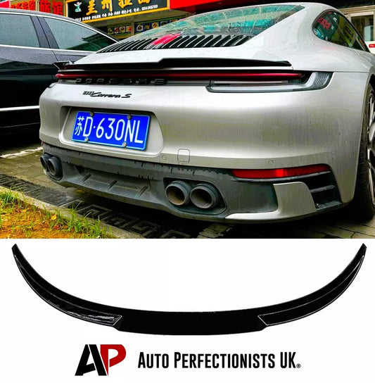 Porsche 911 Carrera 992 Car Rear Spoiler 2019-2024 Gloss Black