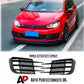 VW Golf MK6 GTD Fog Lamp Covers Front Bumper 2008-2013 Gloss Black