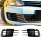VW Golf MK6 GTD Fog Lamp Covers Front Bumper 2008-2013 Gloss Black