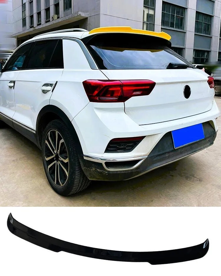 VW T Roc Car Rear Roof Spoiler 2017 -2024 Gloss Black