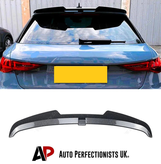 Audi A3 S3 RS3 Sportback Car Rear Roof Spoiler 2020-2024 Carbon Fibre
