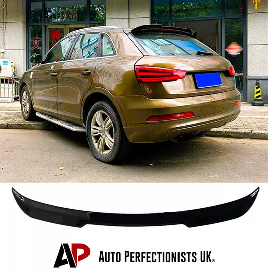 Audi Q3 Car Rear Roof Spoiler SUV 4X4 2012-2018 Gloss Black