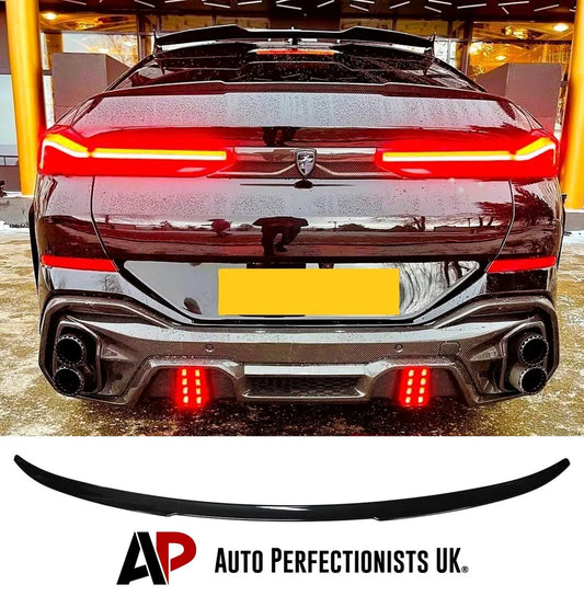 BMW X6 Car Rear Roof Spoiler G06 X6M F96 M50 2020-2024 Gloss Black
