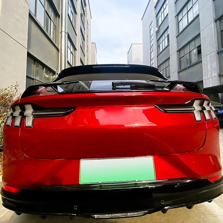 Ford Mustang mach E Car Rear Spoiler 2020-2024 Gloss Black