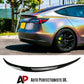 Tesla Model 3 Car Rear Spoiler 2017-2024 Gloss Black