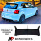 VW Polo MK5 GTI Rear Diffuser Spoiler Body Kit 2014-2017 Gloss Black