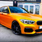 BMW 1 Series F20 F21 LCI Front Splitter 2015-2019 Gloss Black