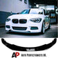 BMW 1 Series F20 F21 Front Splitter 2011-15 M Performance Gloss Black