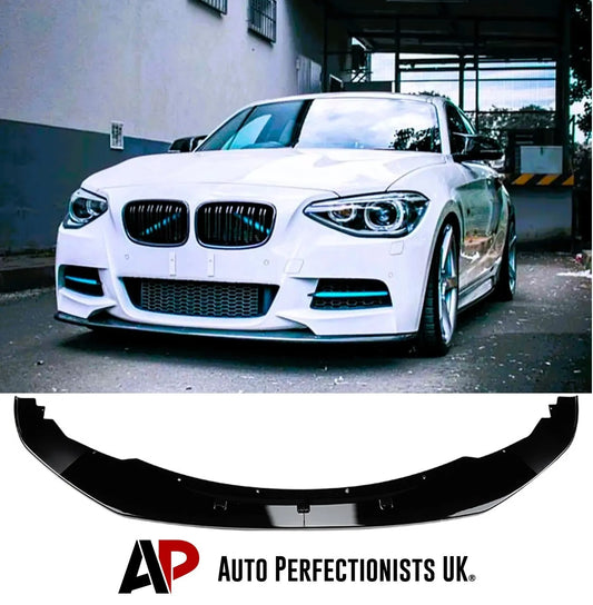BMW 1 Series F20 F21 Front Splitter 2011-15 M Performance Gloss Black