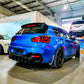 BMW 1 Series F20 F21 Rear Shark Fin Diffuser 2015-2019 Gloss Black