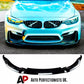 BMW M3 M4 F80 F82 F83 Front Splitter 2014-2020 Gloss Black