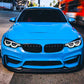 BMW M3 M4 F80 F82 F83 Front Splitter 2014-2020 Gloss Black