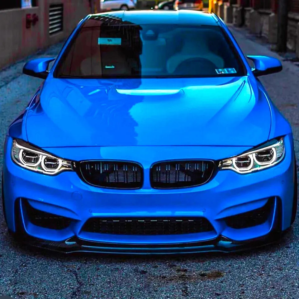 BMW M3 M4 F80 F82 F83 Front Splitter 2014-2020 Gloss Black