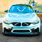 BMW M3 M4 F80 F82 F83 Front Splitter 2014-2020 Gloss Black
