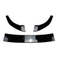 VW Golf MK7 MK7.5 R GTD GTI TSI TDI Front Splitter 2013-20 Gloss Black