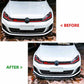 VW Golf MK7 MK7.5 R GTD GTI TSI TDI Front Splitter 2013-20 Gloss Black