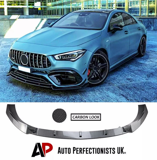 Mercedes CLA45S AMG W118 C118 Front Splitter 2019-2024 Carbon Fibre