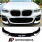 BMW X3 G01 PRE-LCI Front Splitter 2018-2021 Gloss Black