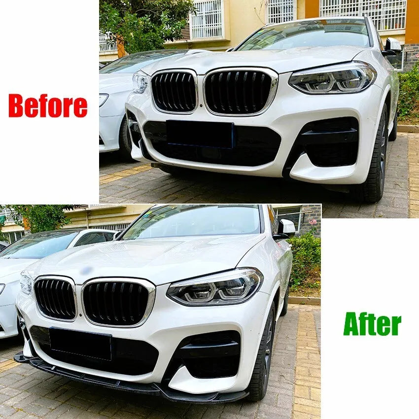 BMW X3 G01 PRE-LCI Front Splitter 2018-2021 Gloss Black