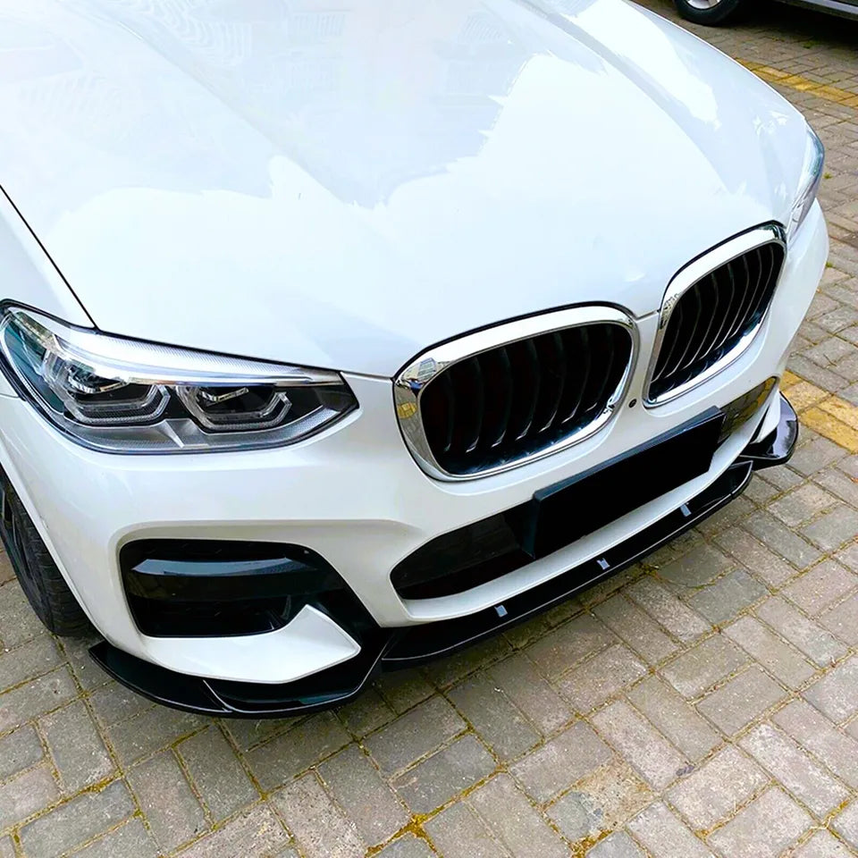 BMW X3 G01 PRE-LCI Front Splitter 2018-2021 Gloss Black