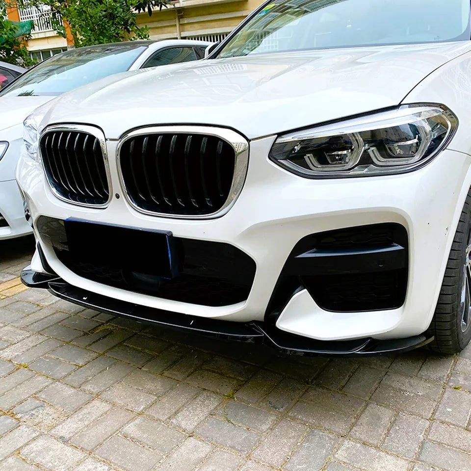 BMW X3 G01 PRE-LCI Front Splitter 2018-2021 Gloss Black