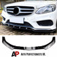 Mercedes E Class W212 AMG Line Front Splitter 2013-16 Gloss Black